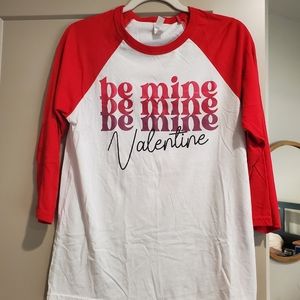 Be mine Valentine Baseball Tshirt